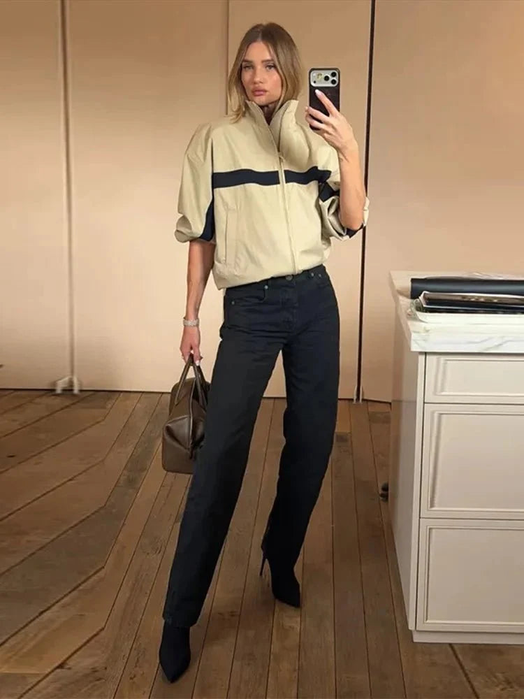 Rachel Oversized Bomber Jacket