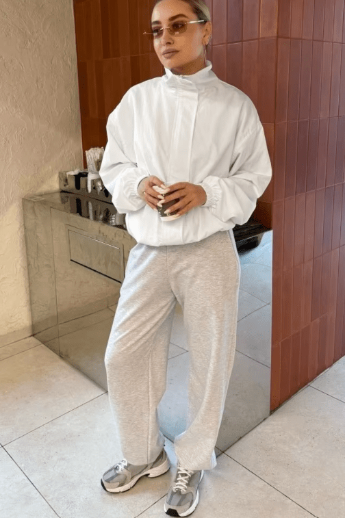 SOKYND Adelita Waterproof Bomber Jacket Coats & JacketsWhiteM