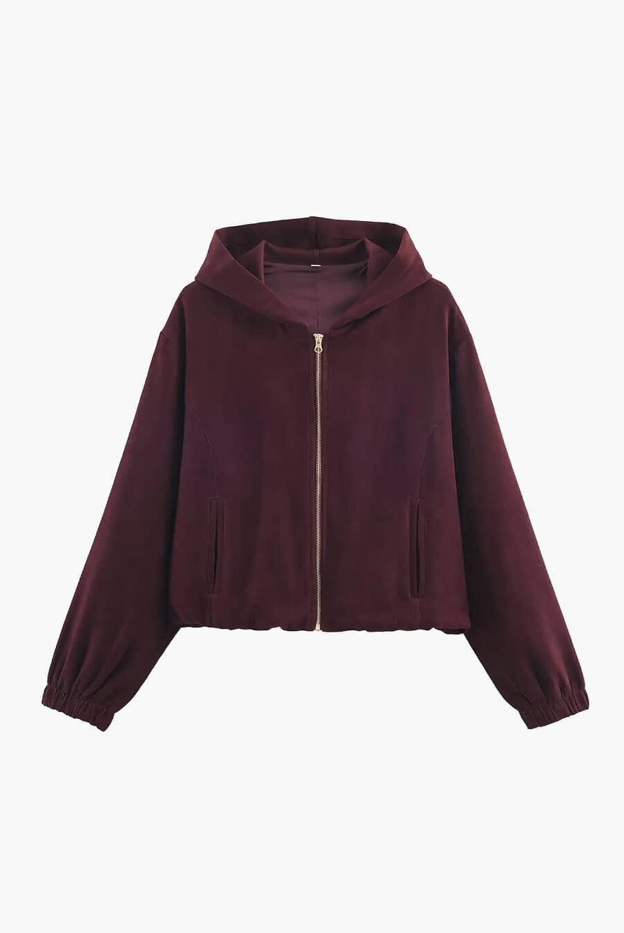 SOKYND Clara Hooded Tracksuit Set Matching SetsZh1772777205909302684SetBurgundyXS
