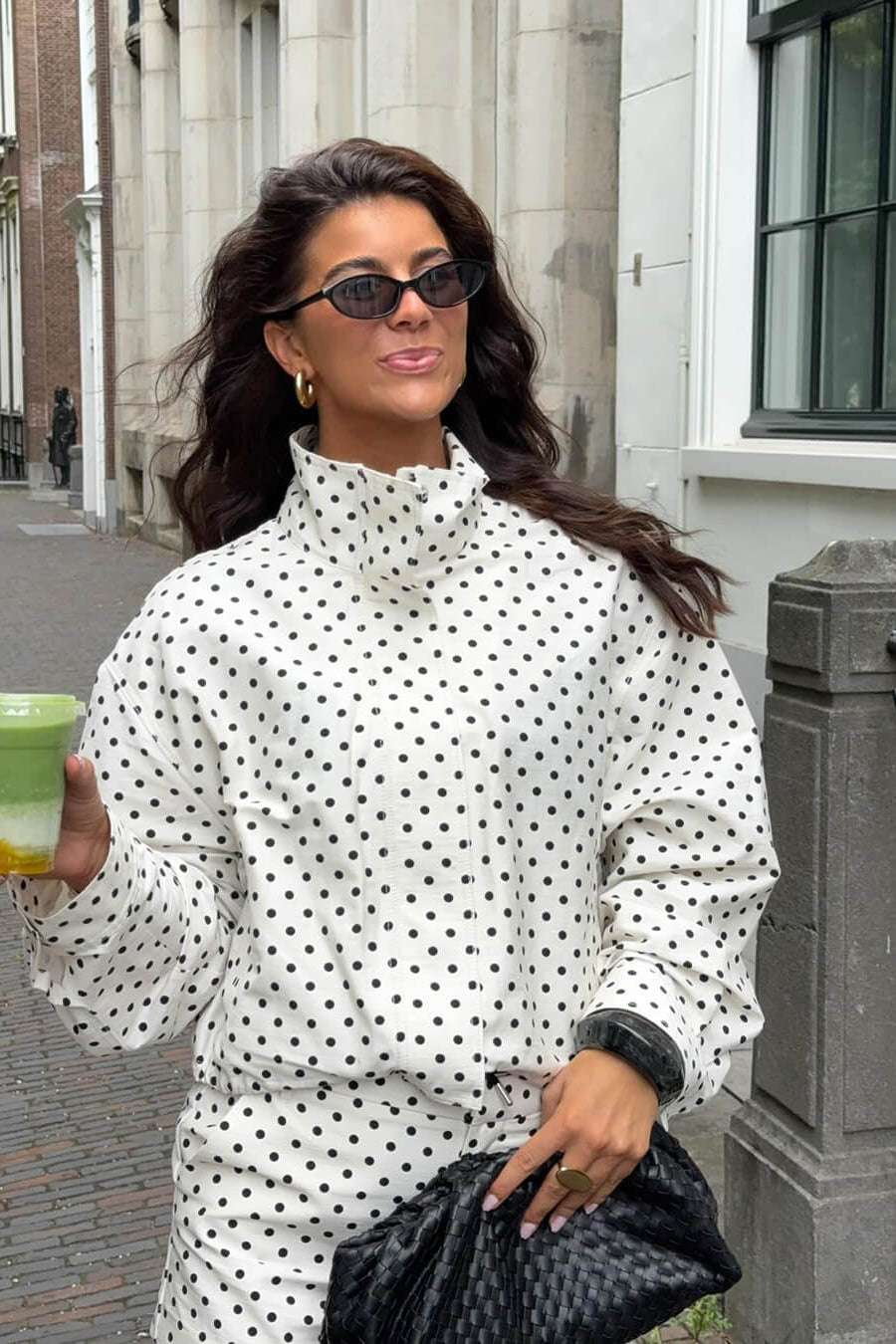 SOKYND Donna Polka Dot Co - Ord Set Matching SetsWX1772777205904416701JacketXS