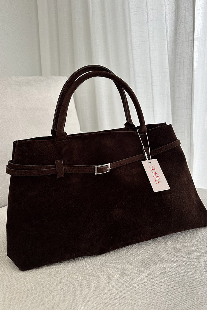 SOKYND Isabel Suede Bag BagSOKYND-234071-BRO-R-74199BrownRegular