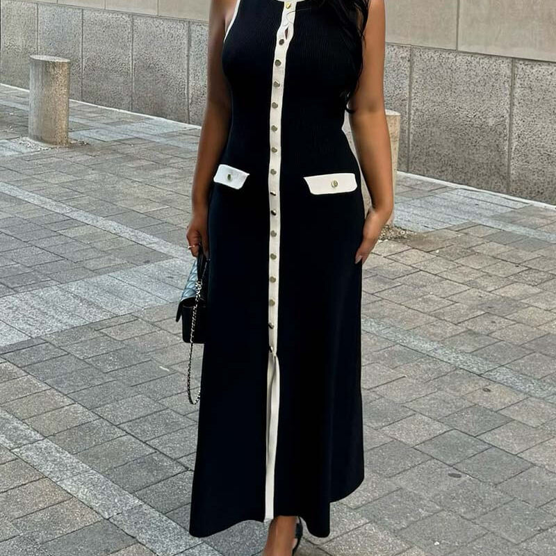 SOKYND Janna Maxi Dress DressBlackS