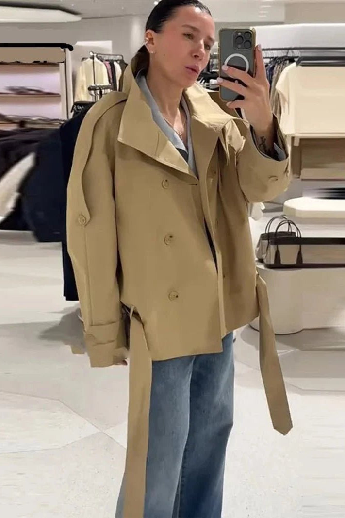 SOKYND Katie High Neck Cropped Utility Trench JacketSOKYND-275415-M-OS-56087M