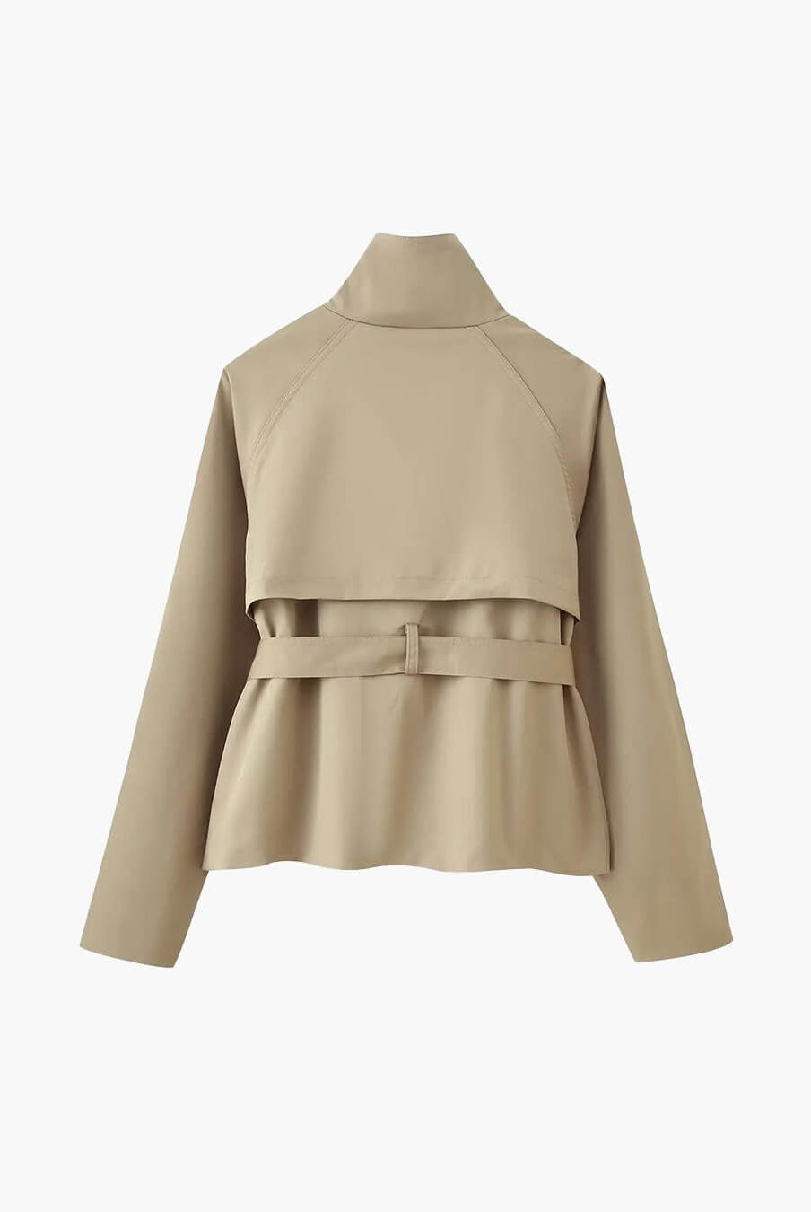 SOKYND Mara Stand Collar Crop Trenchcoat Coats & JacketsgV1774219786663207144TrenchXS