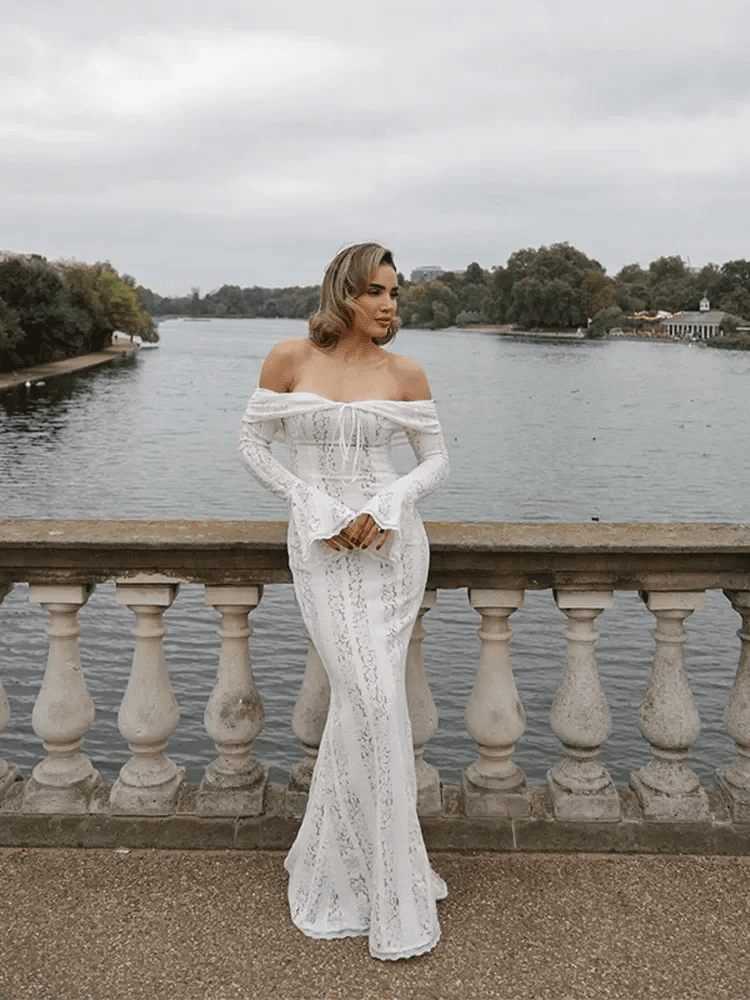 SOKYND Maren Off-Shoulder Lace Maxi Dress DressSOKYND-058903-M-OS-38199M