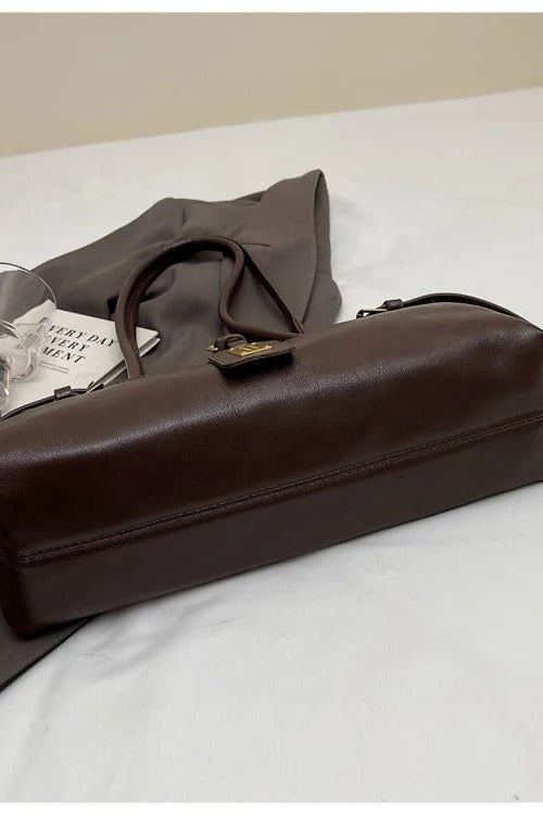 SOKYND Melanie Structured Shoulder Bag BagSOKYND-358103-BRO-OS-36183Brown