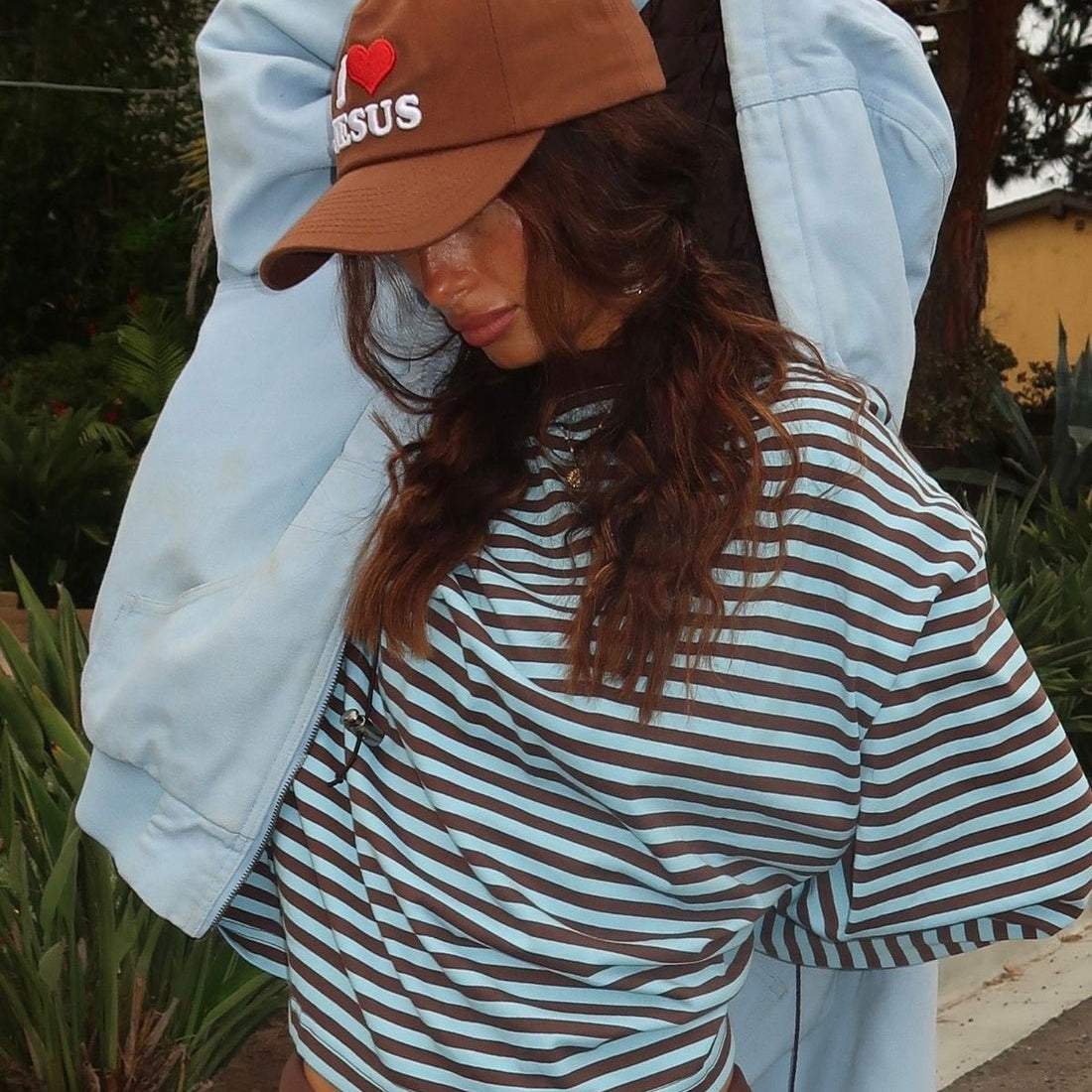 SOKYND Melissa Striped Oversized Knit Sweater SweaterSOKYND-358871-TUR-XS-89783TurquoiseXS