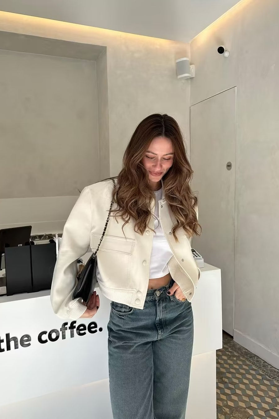 SOKYND Mila Bomber Jacket JacketSOKYND-445335-OAT-S-26423OatmilkS