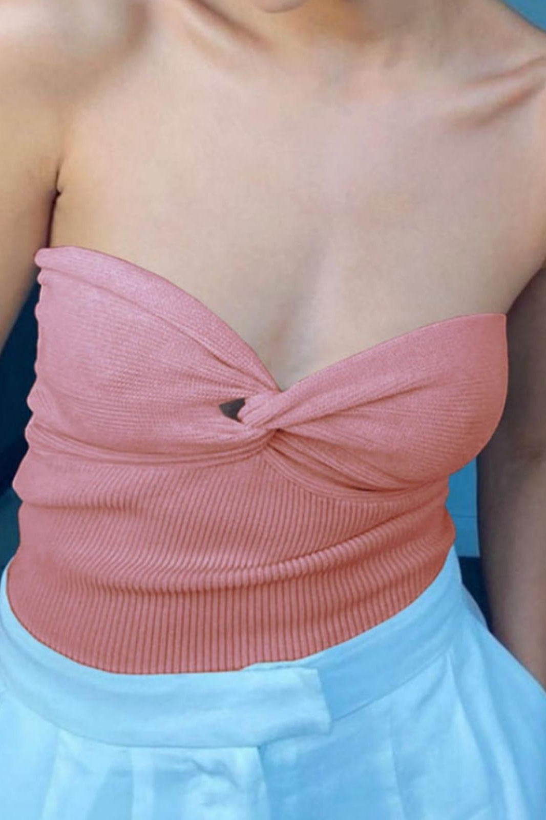 SOKYND Sara Strapless Off-Shoulder Top TopSOKYND-425047-PIN-XS-89399PinkXS