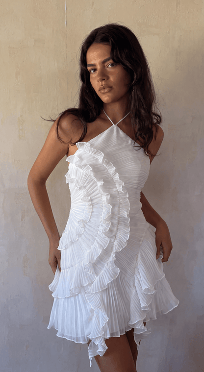 Vina Ruffle Mini Dress