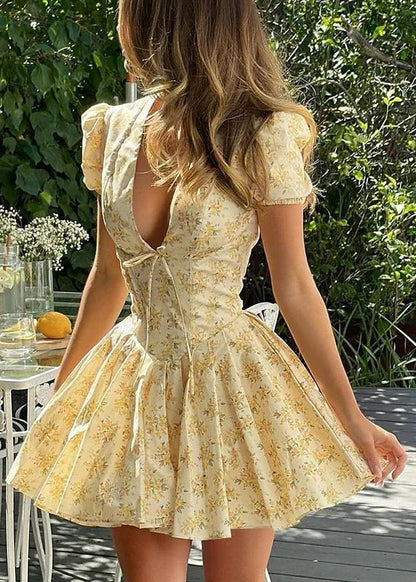 Anya V-Neck Mini Dress