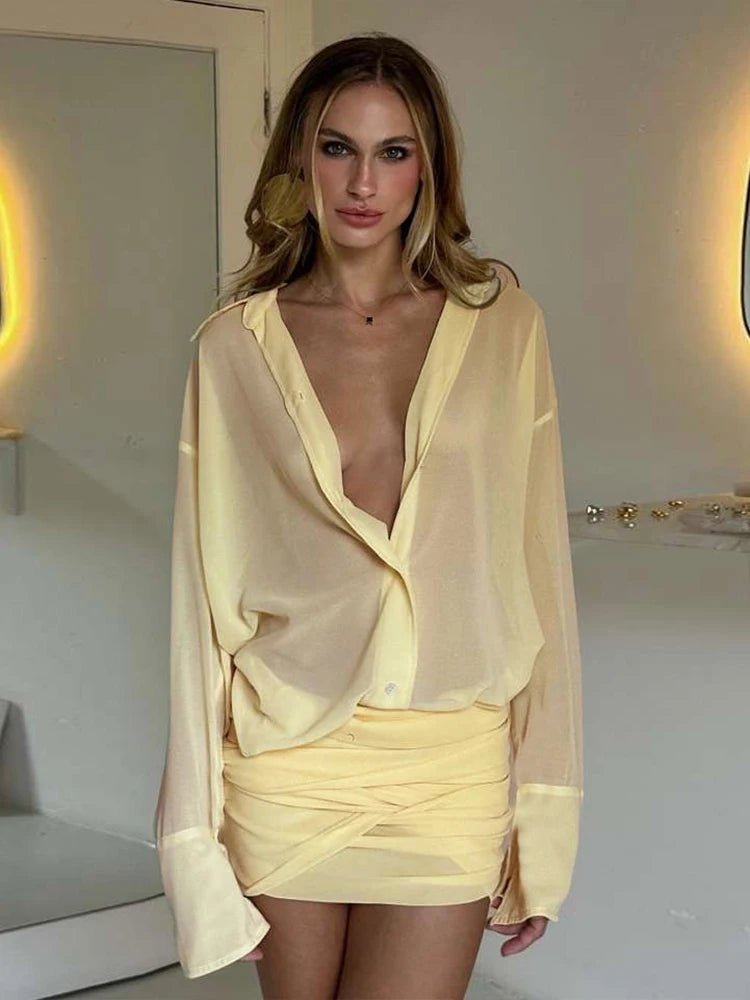 Sienna Long Sleeve Shirt Dress