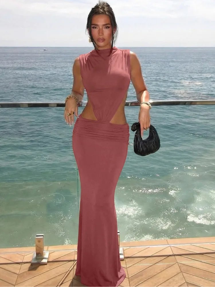 Matilda Cutout Backless Maxi Dress