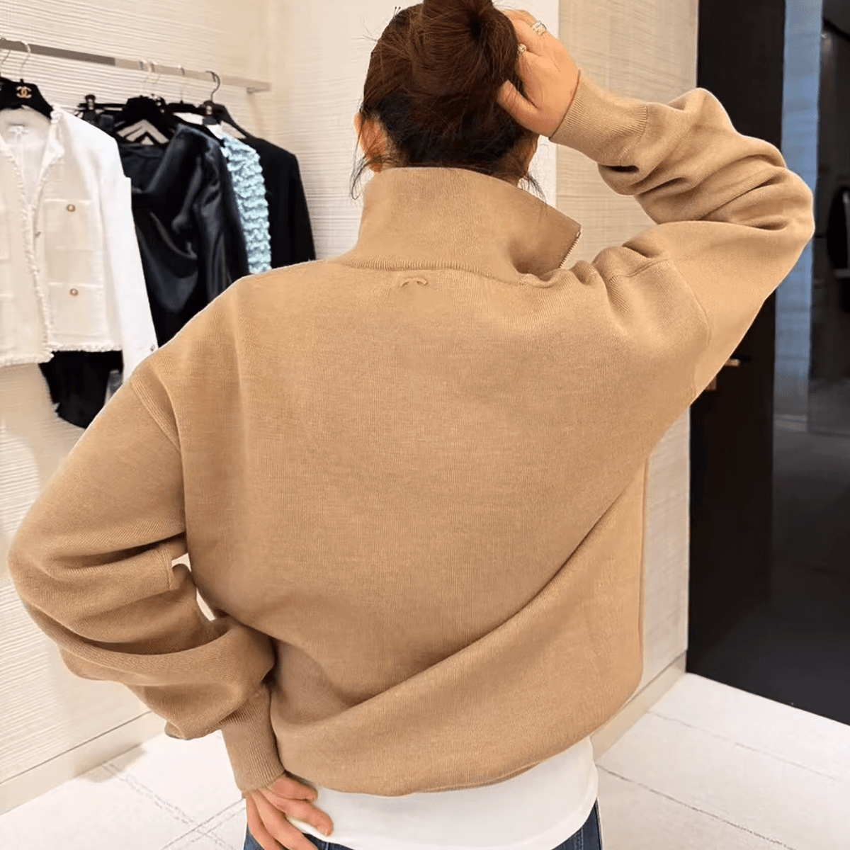 Alice Half-Zip Knit Sweater