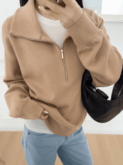 Alice Half-Zip Knit Sweater