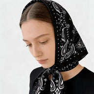 Adaure Paisley Knitted Bandana Scarf