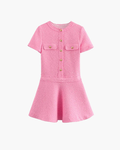 SOKYND Adelina Slim Fit Summer Dress DressPinkS
