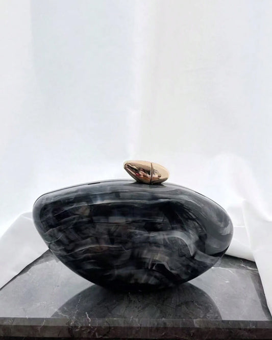 Amy Shell Acrylic Clutch