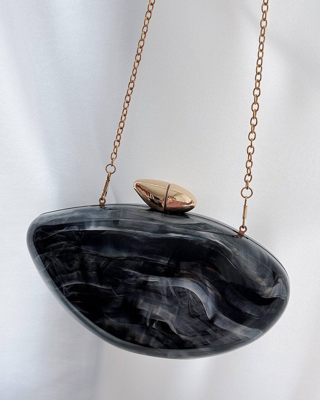 SOKYND Amy Shell Acrylic Clutch BagSOKYND-719639-BLA-OS-10519Black
