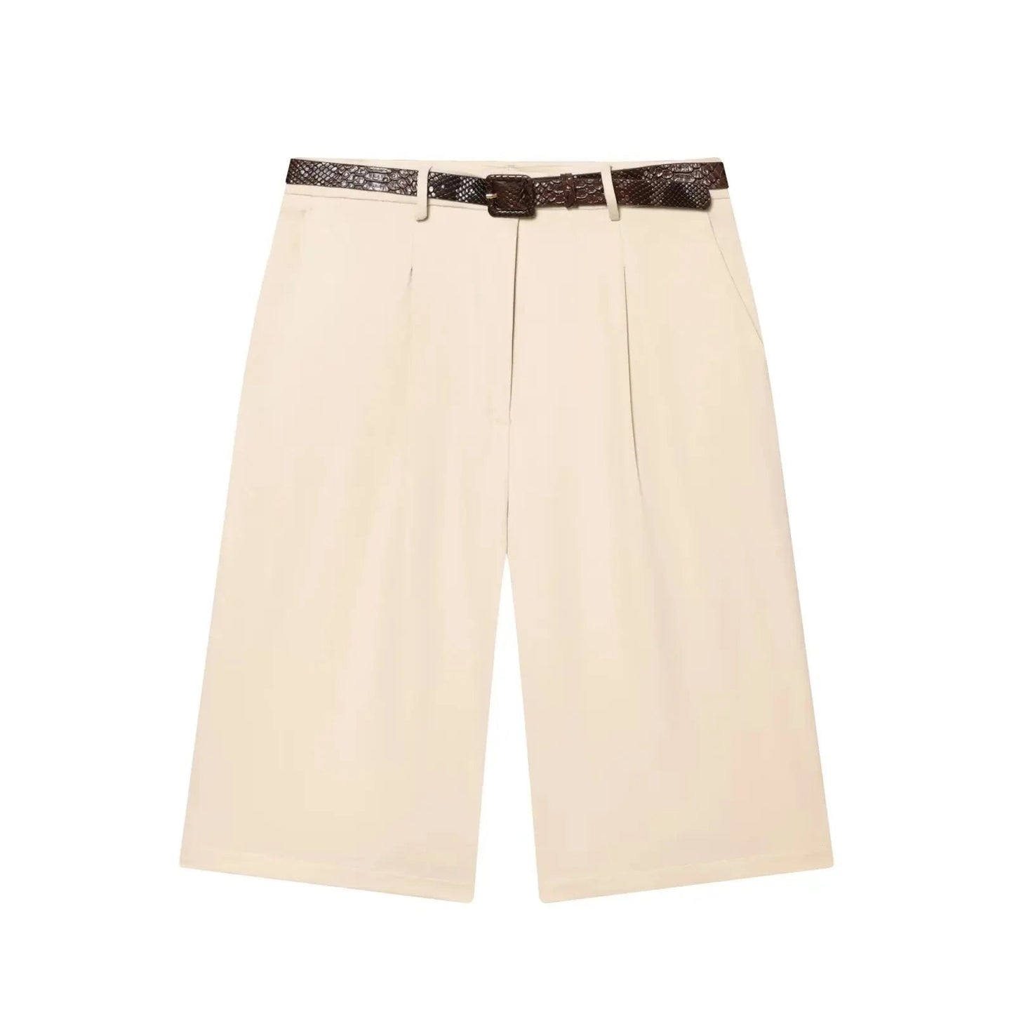 SOKYND Anaïs High Waist Belted Bermuda Shorts BottomsSOKYND-906263-BLA-XS-07447BlackXS