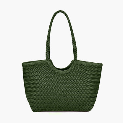 SOKYND Anna Woven Faux Leather Bag BagsJJ1774219786661852400GreenRegular