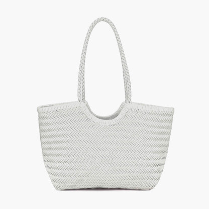 SOKYND Anna Woven Faux Leather Bag BagspJ1774219786661769528WhiteRegular
