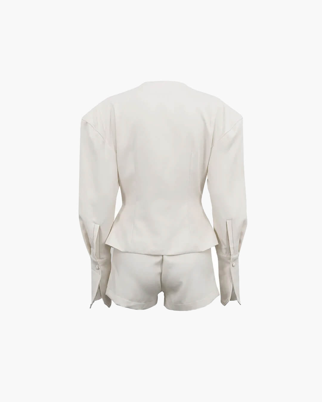 SOKYND Ashley Cinched - Waist Blazer Shorts Set Matching SetsFm1772777205924604011SetM