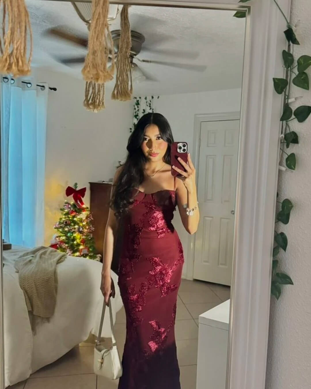 Clara Tie-Back Evening Dress