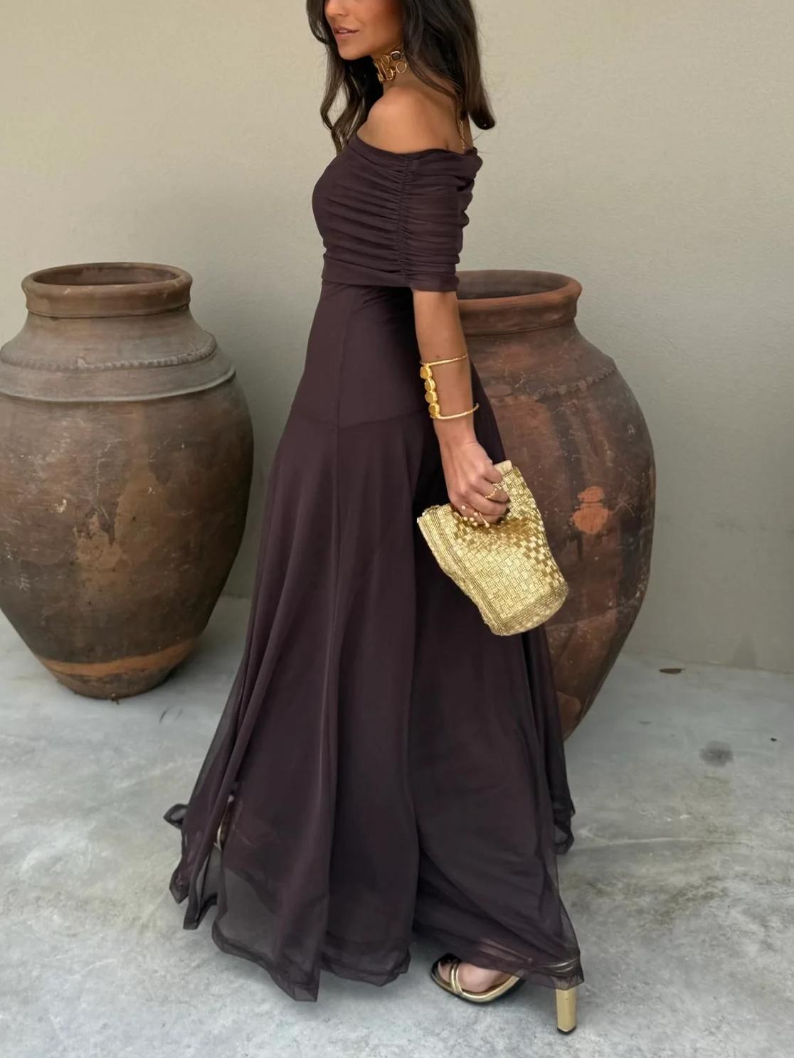 SOKYND Brianna Off Shoulder Maxi Dress DressXL