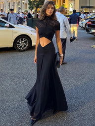 Cassidy Ruched Bodycon Maxi Dress