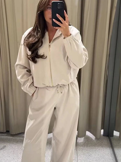 SOKYND Clara Hooded Tracksuit Set Matching SetsLG1772777205908639631SetBeigeXS