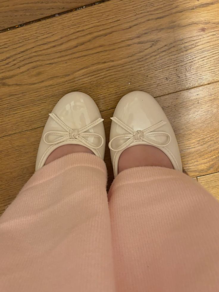 SOKYND Delphine Bowtie Ballet Flats ShoesBeige35
