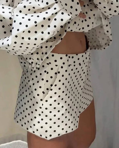 SOKYND Donna Polka Dot Co - Ord Set Matching SetsZy1772777205904736839PantsXS