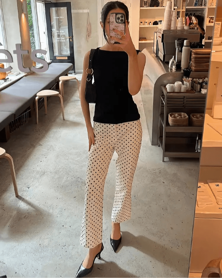 SOKYND Donna Polka Dot Co - Ord Set Matching SetsZy1772777205904736839PantsXS