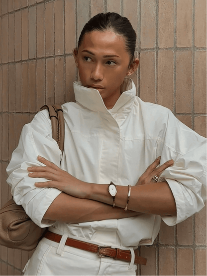 SOKYND Elena Hooded Waterproof Bomber Jacket Coats & JacketsSOKYND-340567-WHI-S-26743WhiteS