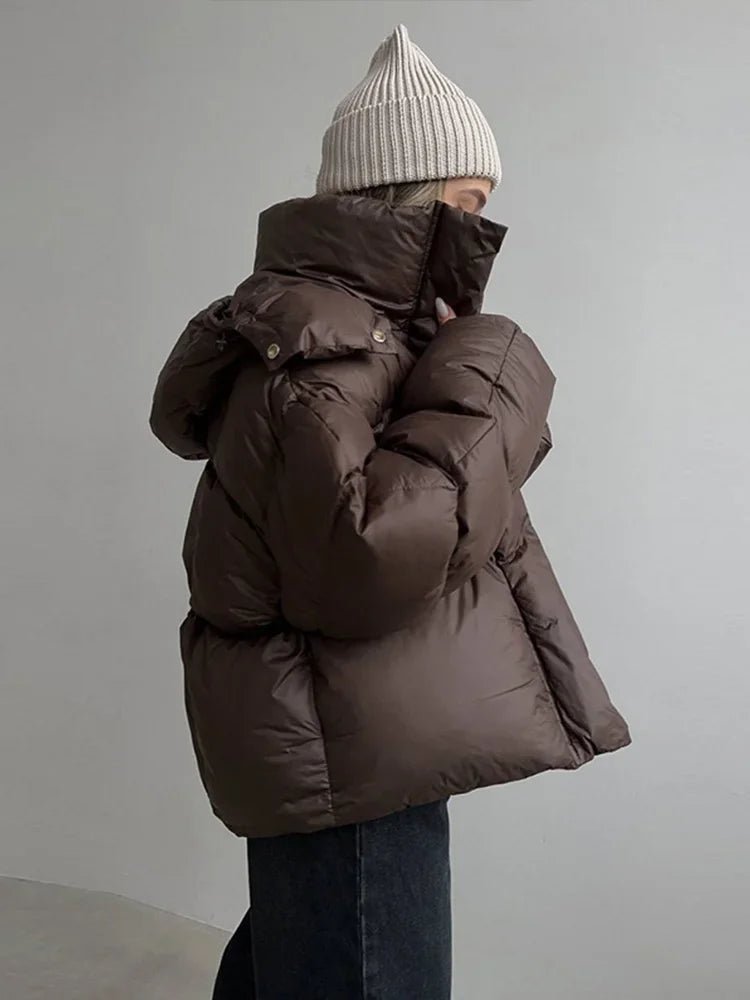 SOKYND Ellie Lightweight Puffer Jacket JacketSOKYND-336983-BRO-L-86327BrownL