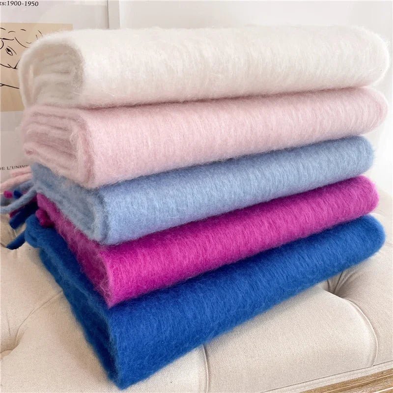 SOKYND Emilia Tasseled Winter Scarf AccessoriesSOKYND-388311-PIN-OS-02775Pink