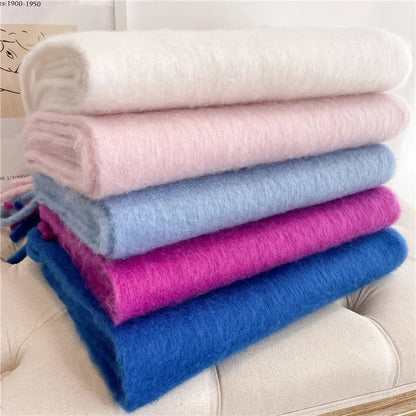 SOKYND Emilia Tasseled Winter Scarf AccessoriesSOKYND-388311-PIN-OS-02775Pink