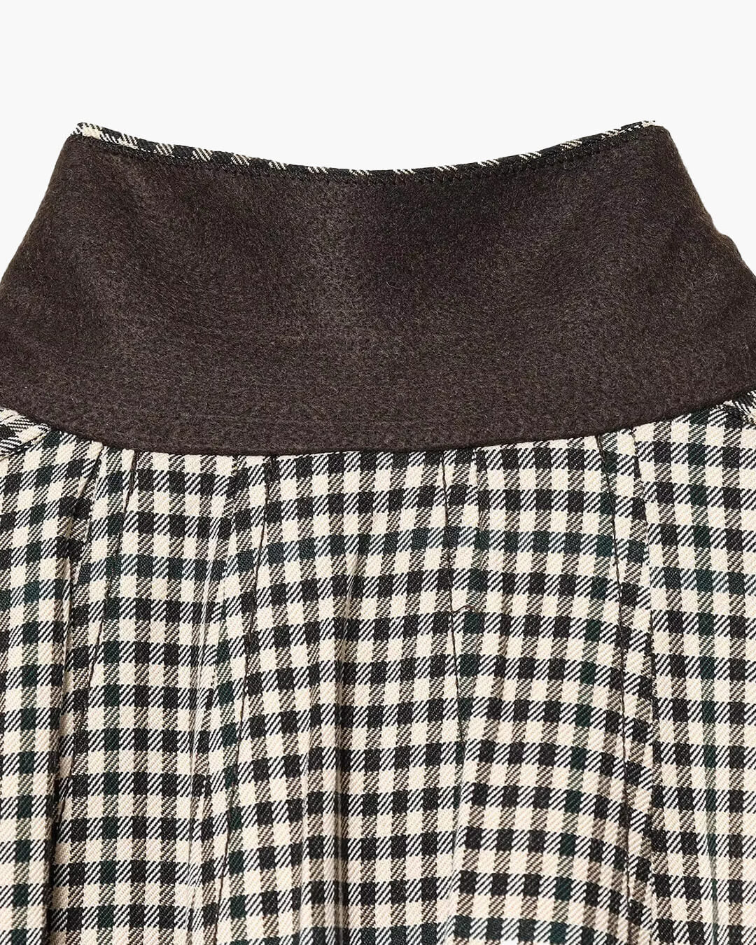 SOKYND Emma High Neck Checked Bomber Jacket JacketSOKYND-266007-L-OS-91127L