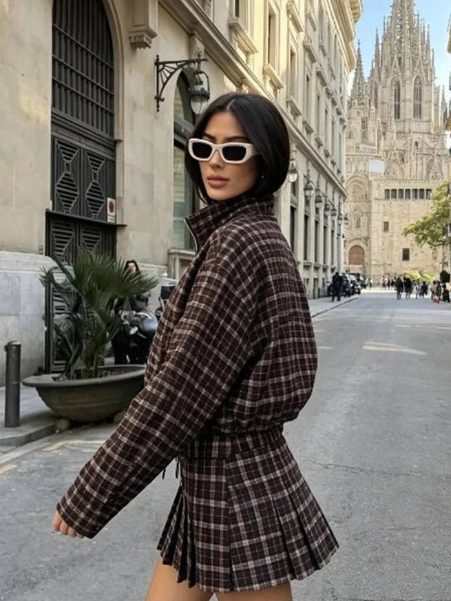 SOKYND Eva Checked Jacket & Skirt Set JacketSOKYND-588695-JAC-XS-95895Jacket OnlyXS