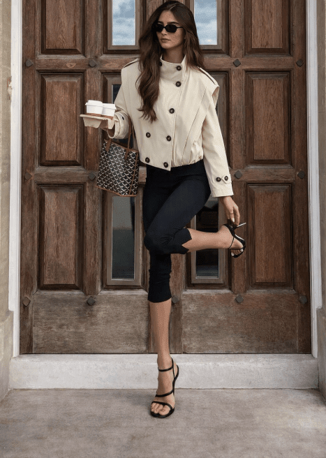SOKYND Isabel Pleated High Collar Trench Coat CoatSOKYND-603287-BEI-S-73911BeigeS