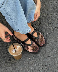 Jessica Mesh Ballet Flats