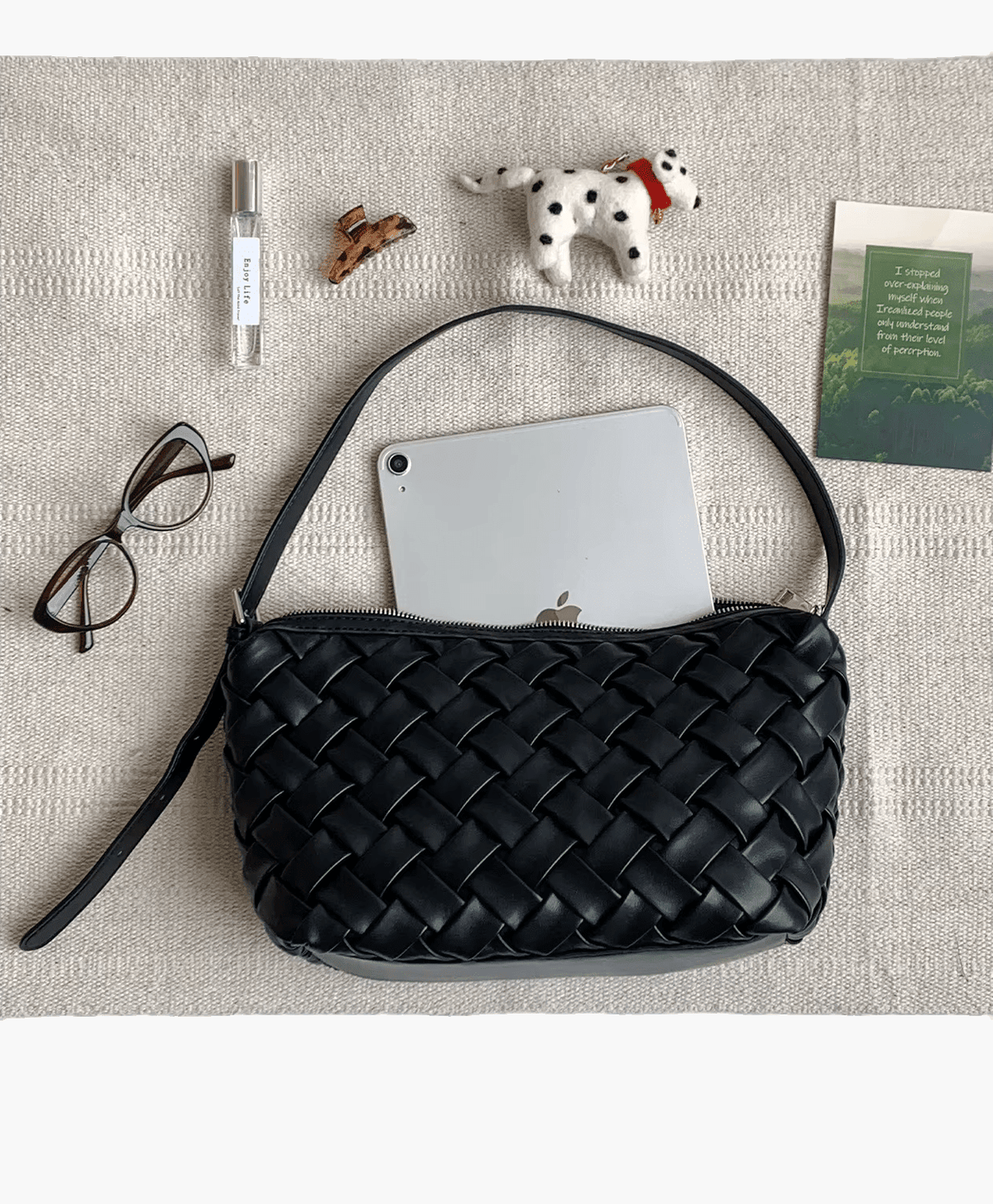 SOKYND Julia Minimalist Hobo Shoulder Bag BagSOKYND-774679-BLA-OS-26455Black