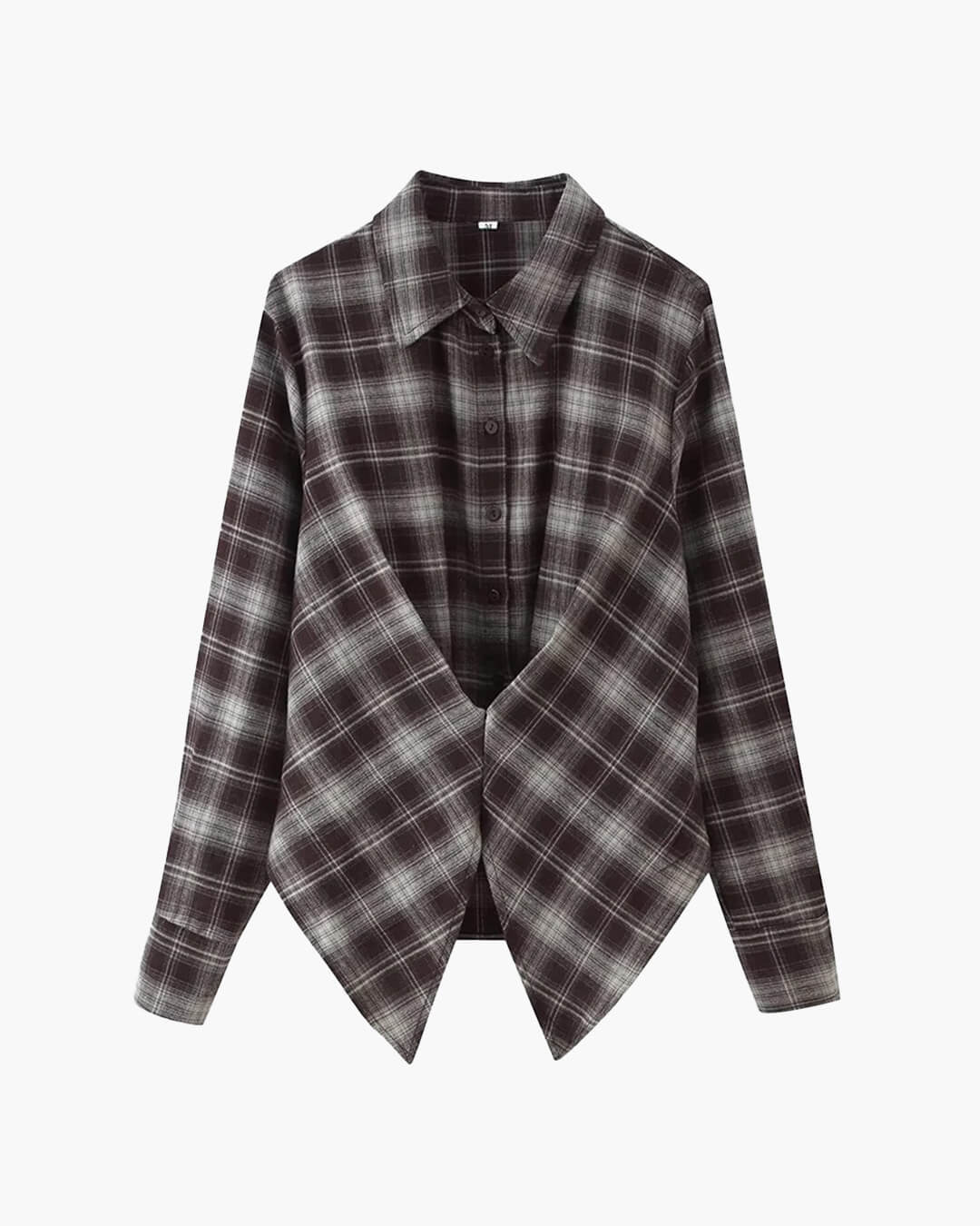 SOKYND Katie Plaid Cinched-Waist Polo TopSOKYND-262167-S-OS-48567S