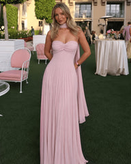 Kimberly Mesh Maxi Dress with Scarf