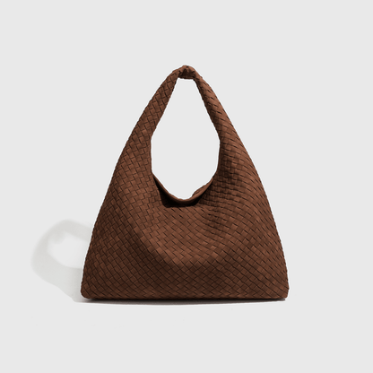 SOKYND Lola Woven Faux Suede Tote Bag BagSOKYND-493847-BLA-OS-14487Black
