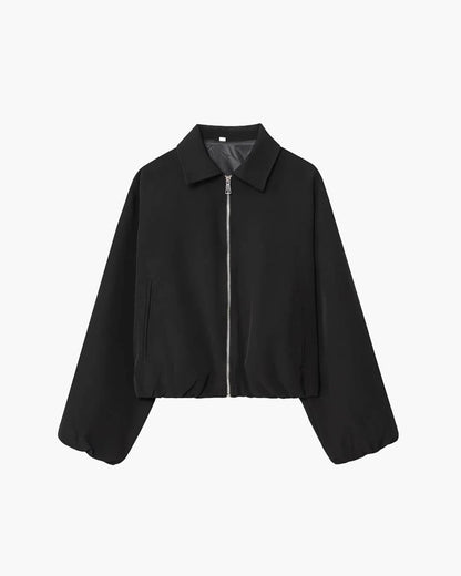 SOKYND Luana Puffed Bomber Jacket Coats & JacketsCreamXS