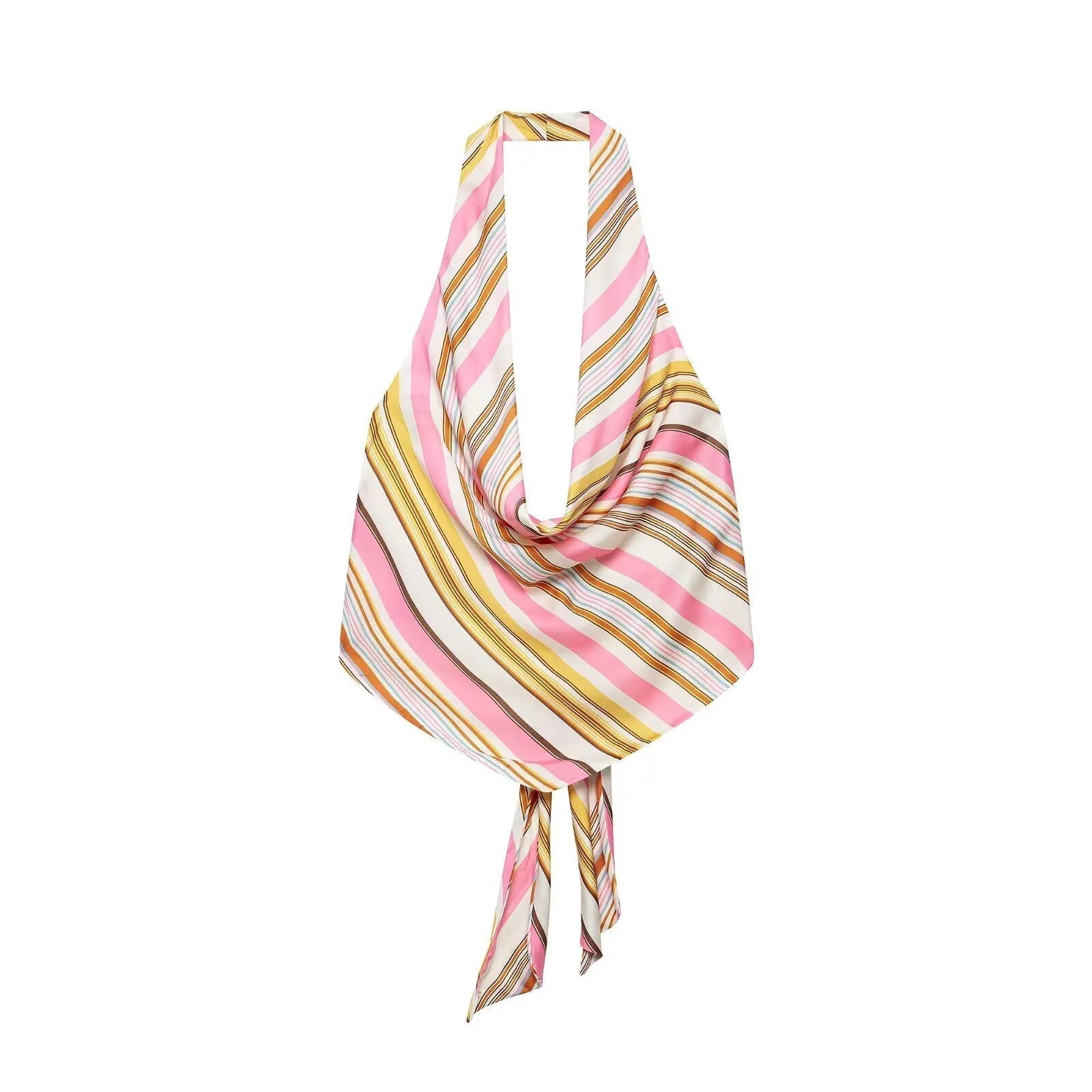 SOKYND Meredith Bohemian Striped Satin Set Matching SetsSOKYND-574679-TOP-XS-24151TopXS