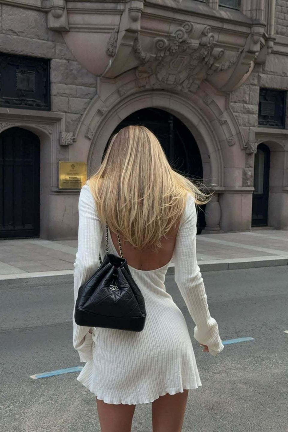 SOKYND Mila Open Back Mini Dress DressSOKYND-731223-WHI-S-85143WhiteS