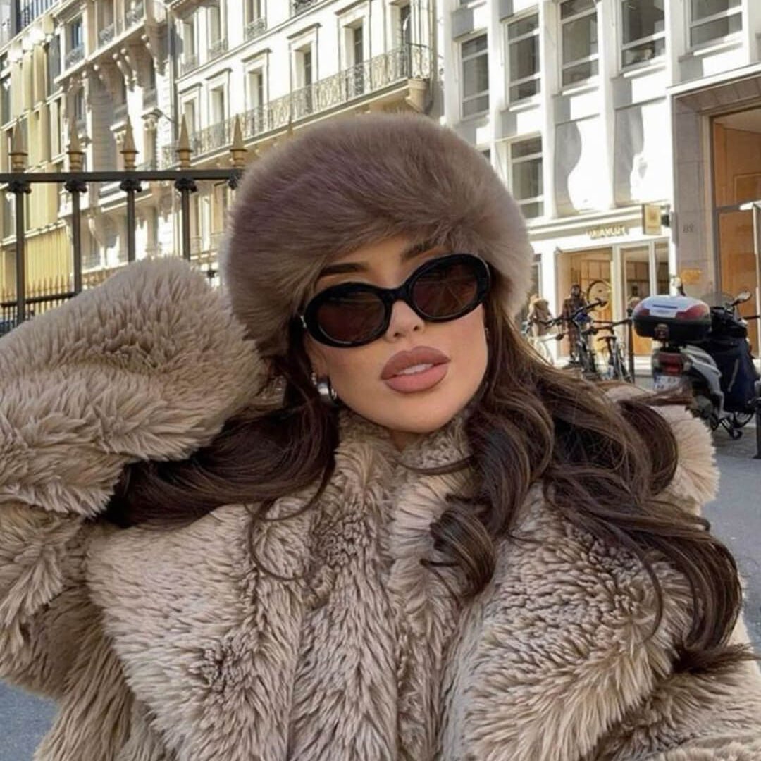 SOKYND Natasha Faux Fur Hat HatsfM1767356248749777600Brown